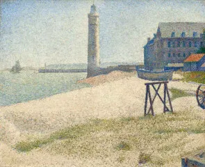 The Lighthouse at Honfleur - Georges Seurat