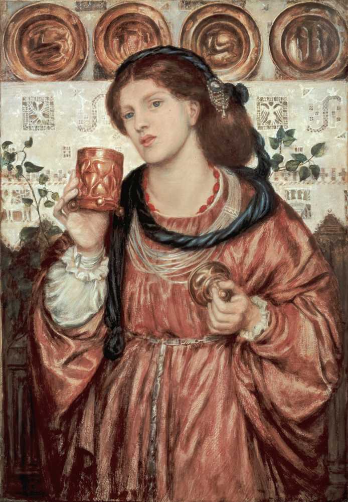 The Loving Cup (watercolour 3) - Dante Gabriel Rossetti