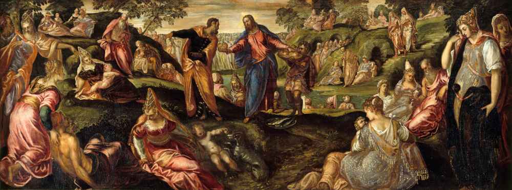 The Miracle of the Loaves and Fishes - Jacopo Tintoretto