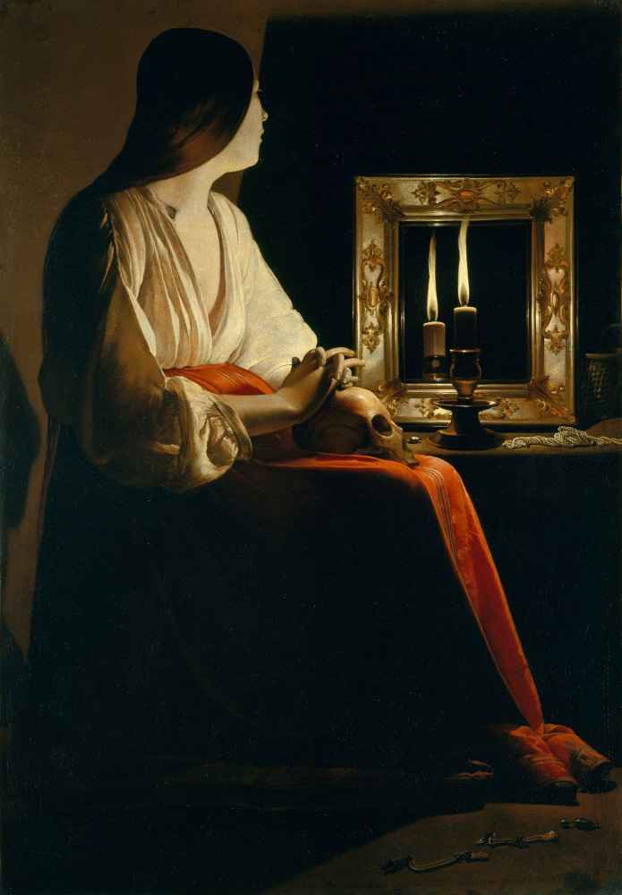 The Penitent Magdalen - Georges de La Tour