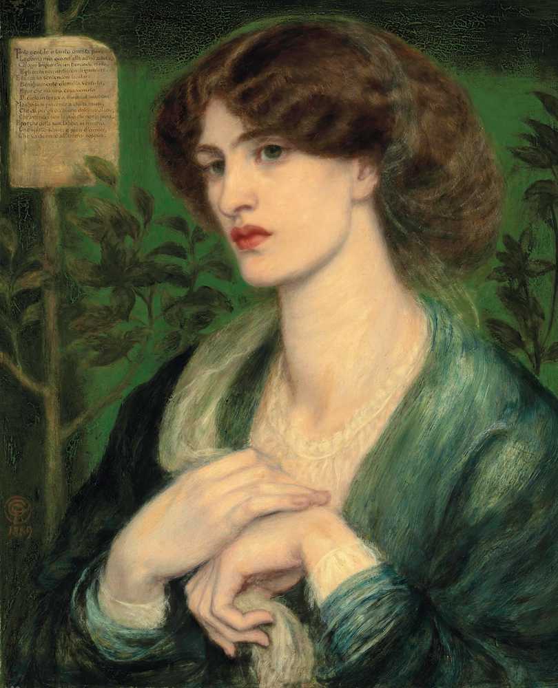 The Salutation Of Beatrice (1869) - Dante Gabriel Rossetti