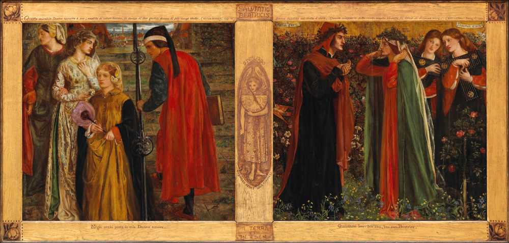 The Salutation of Beatrice 2 - Dante Gabriel Rossetti
