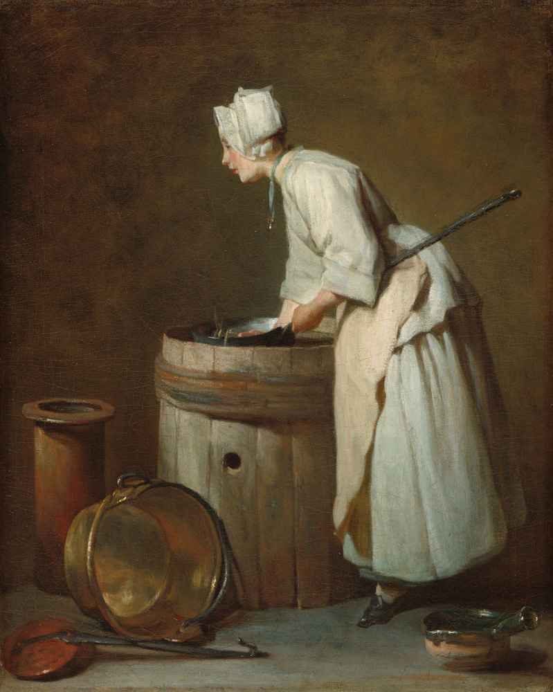 The Scullery Maid - Jean Baptiste Simeon Chardin 