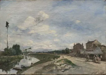 The Seine at Bas-Meudon - Johan Barthold Jongkind
