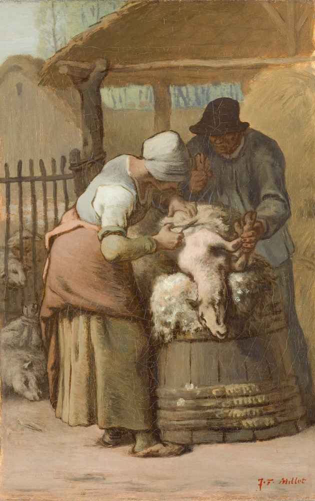 The Sheepshearers - Jean Francois Millet