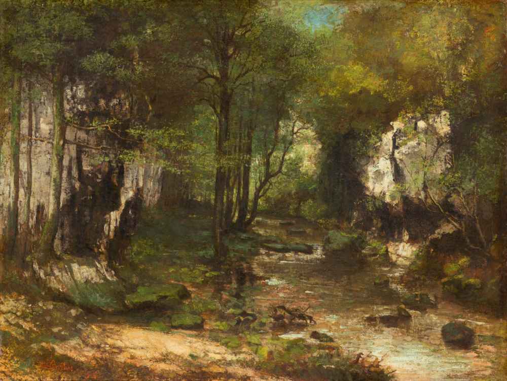 The Stream (Le Ruisseau du Puits-Noir; vallée de la Loue) - Gustave Co