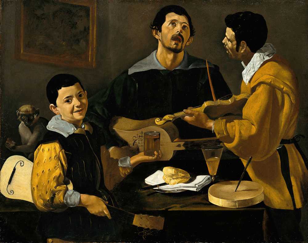 The Three Musicians (ca 1618) - Diego Velázquez
