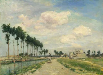 The Towpath - Johan Barthold Jongkind