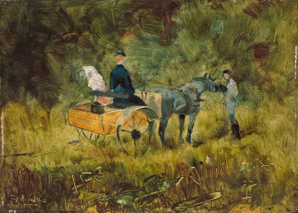The Trap - Henri de Toulouse-Lautrec