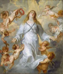 The Virgin as Intercessor - Antoon van Dyck