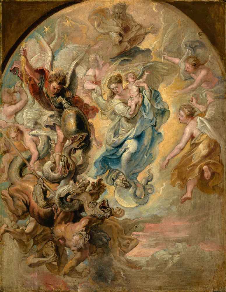 The Virgin as the Woman of the Apocalypse - Peter Paul Rubens