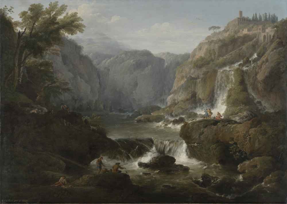 The Waterfalls at Tivoli - Claude Joseph Vernet