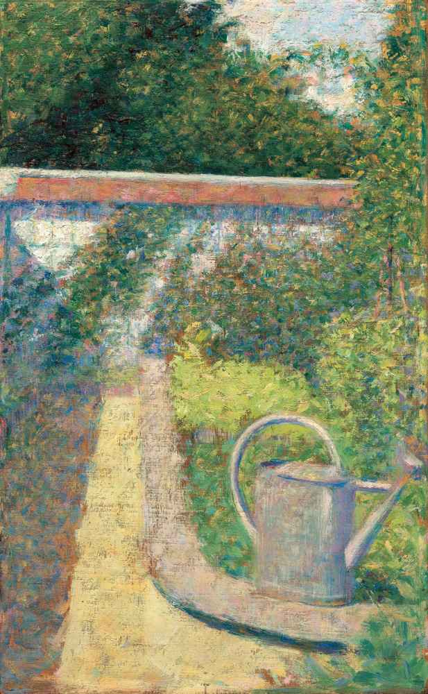 The Watering Can - Garden at Le Raincy - Georges Seurat