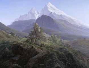 The Watzmann (1824) - Caspar David Friedrich