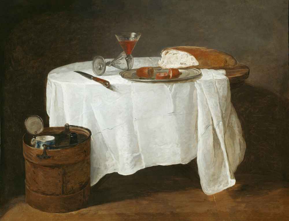 The White Tablecloth - Jean Baptiste Simeon Chardin 