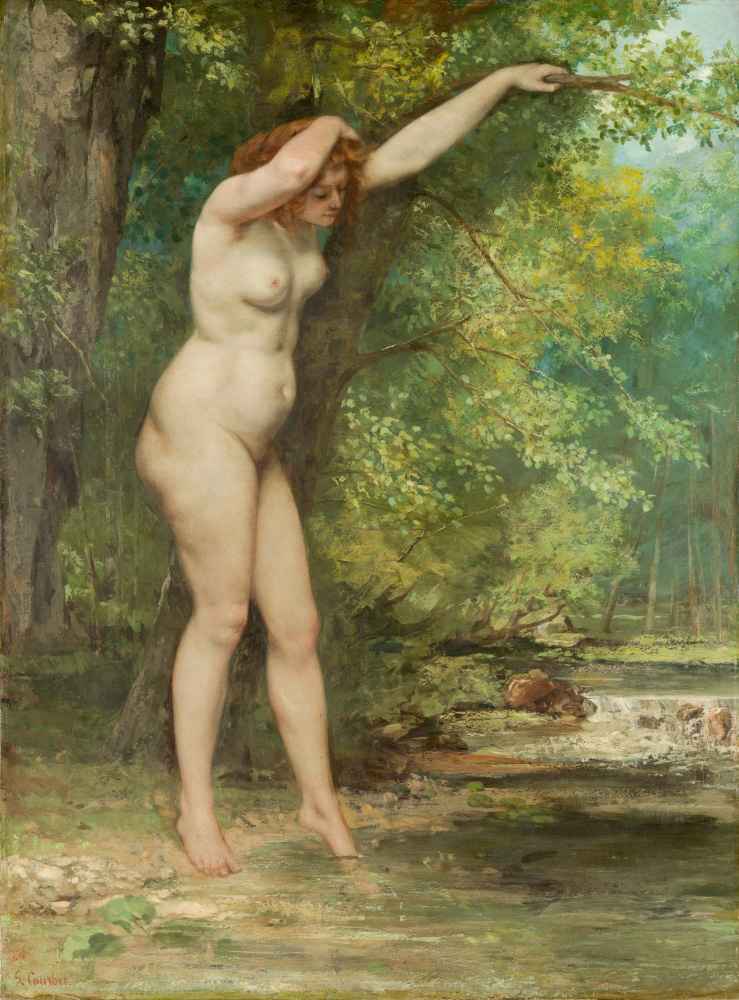 The Young Bather - Gustave Courbet
