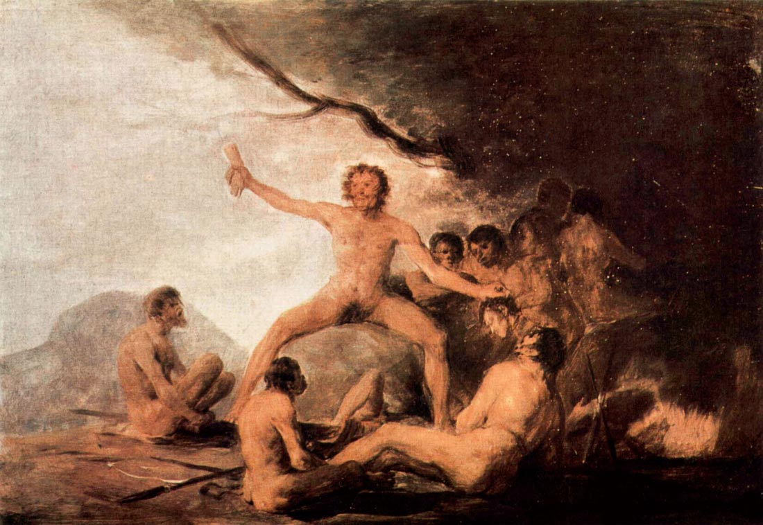 The cadaver of the Brebeuf Jesuit - Goya