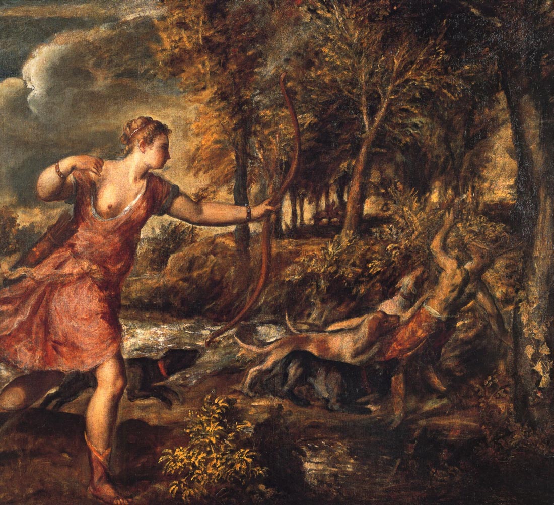 The death of Actaeon - Titian