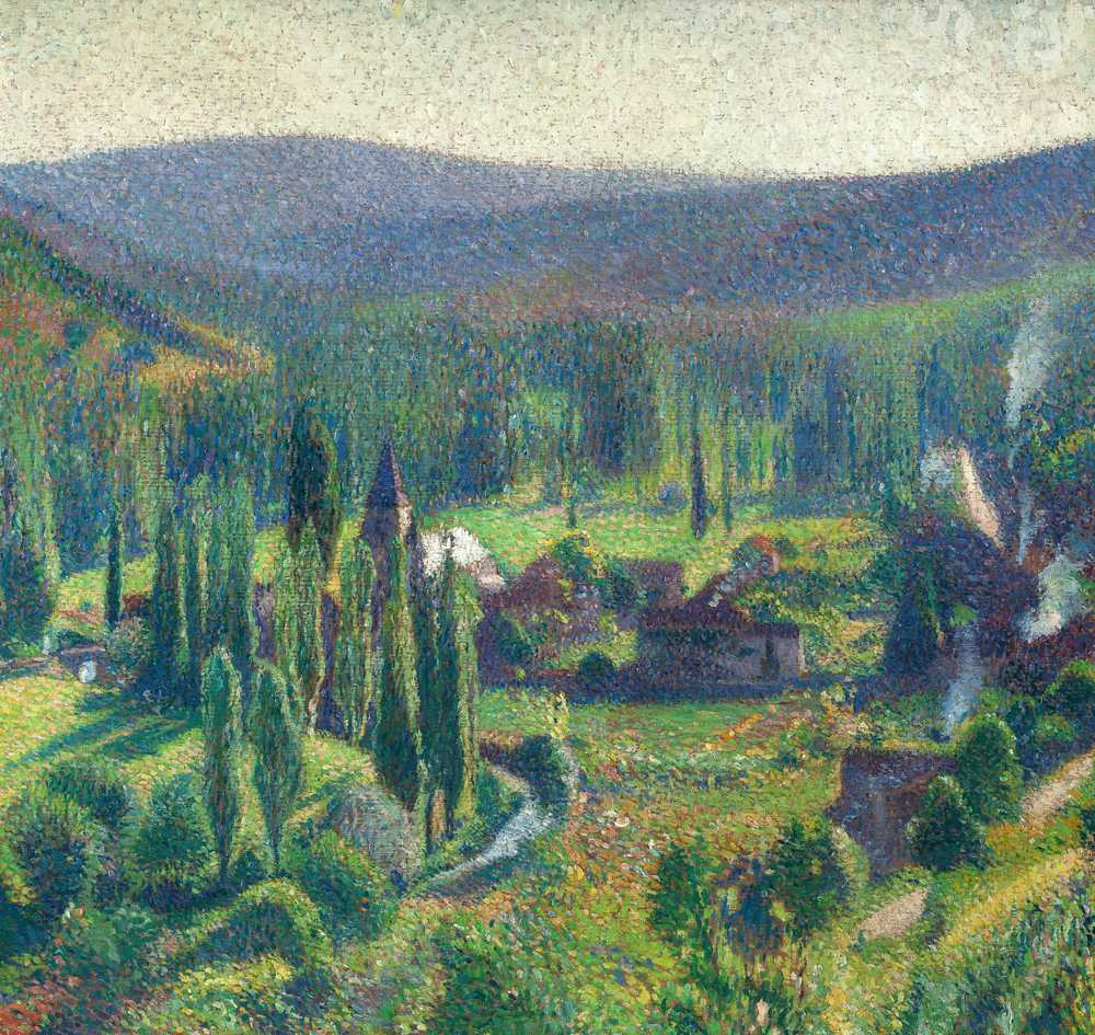 The green valley in Labastide-du-Vert (circa 1920) - Guillaume Martin
