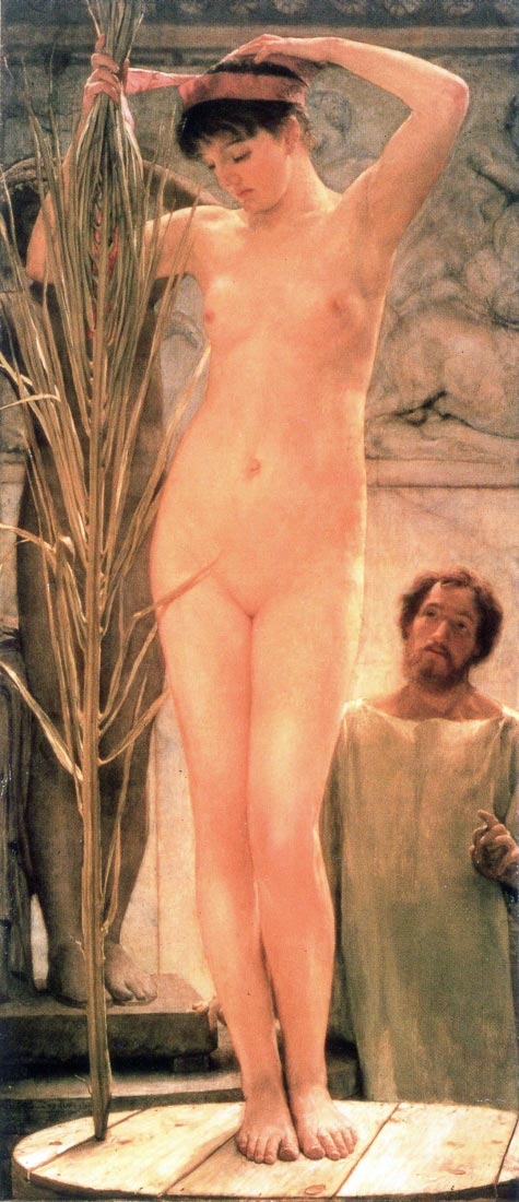 The model of a sculptor (Venus Esquilina) - Alma-Tadema