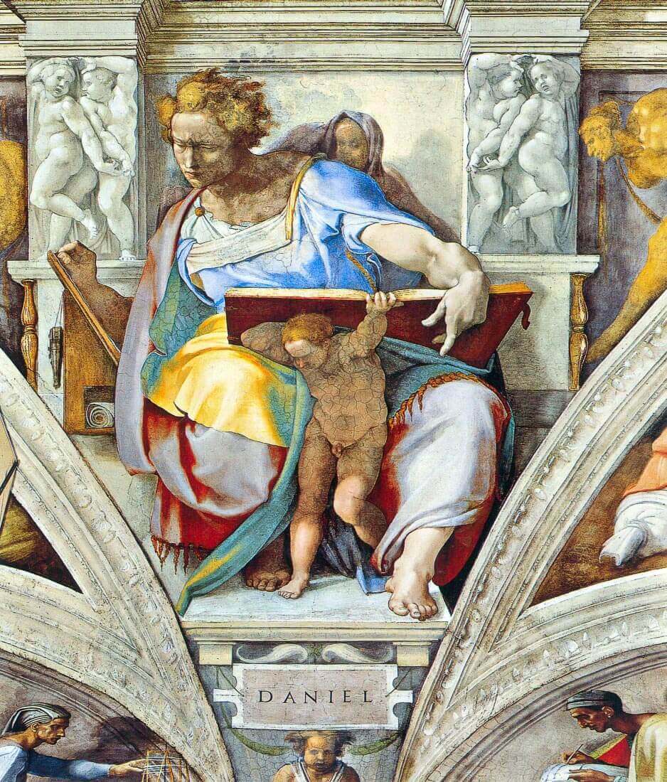 The prophet Daniel - Michelangelo