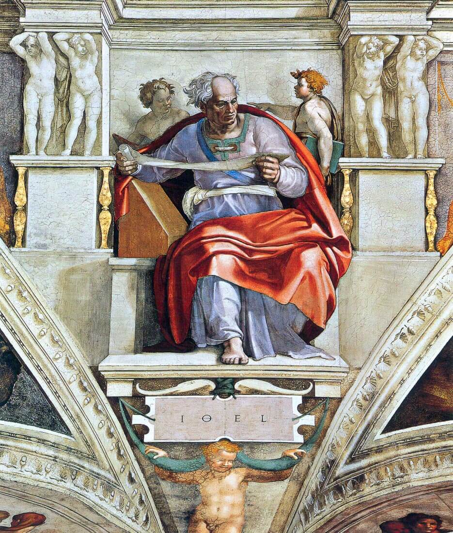 The prophet Joel - Michelangelo