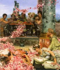 The roses of Heliogabalus detail 2 - Alma-Tadema