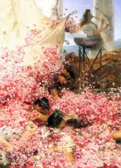 The roses of Heliogabalus detail - Alma-Tadema