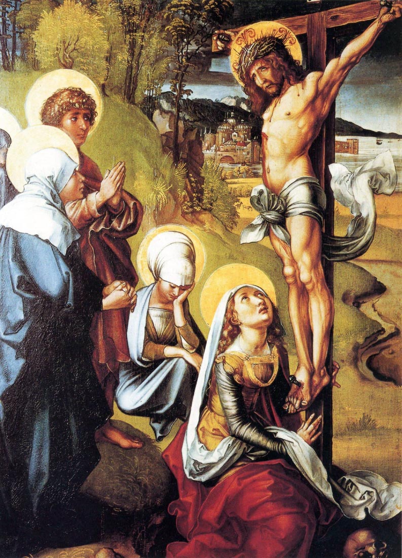 The seven Marys pain - Christ on the Cross - Durer