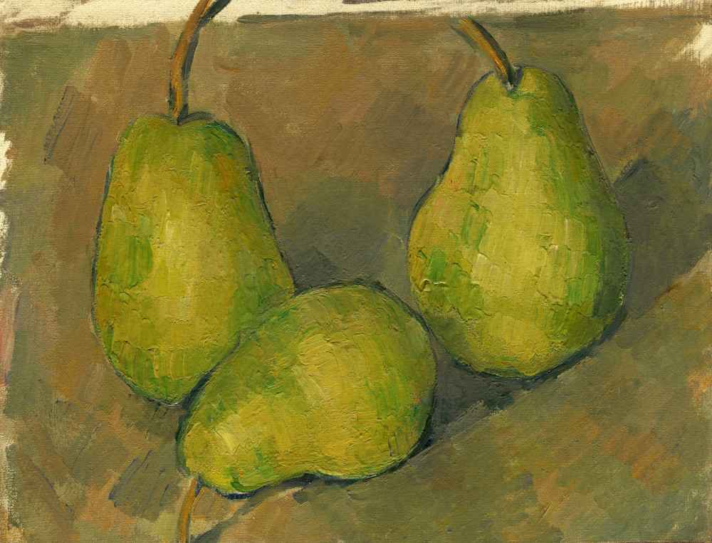 Three Pears - Paul Cezanne