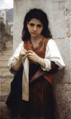 Tricoteuse - Bouguereau