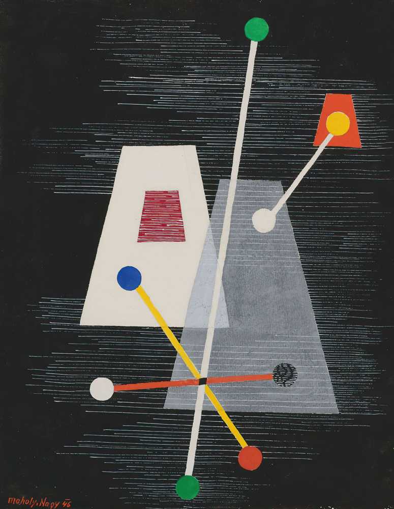 Truncated Pyramids (1946) - László Moholy-Nagy