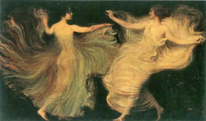 Two dancers - Franz von Stuck