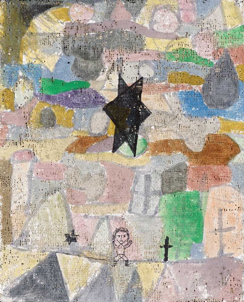 Under a black star (1918) - Paul Klee