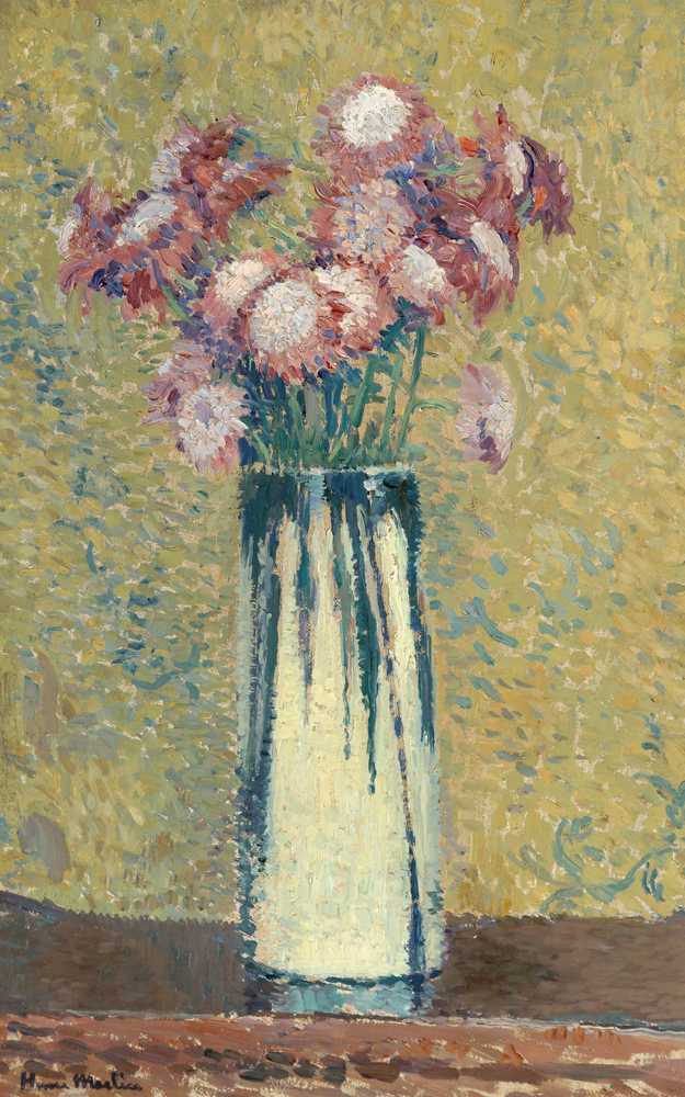 Vase of flowers - Henri-Jean Guillaume Martin