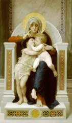 Vierge-Jesus SaintJeanBaptiste 1875 - Bouguereau