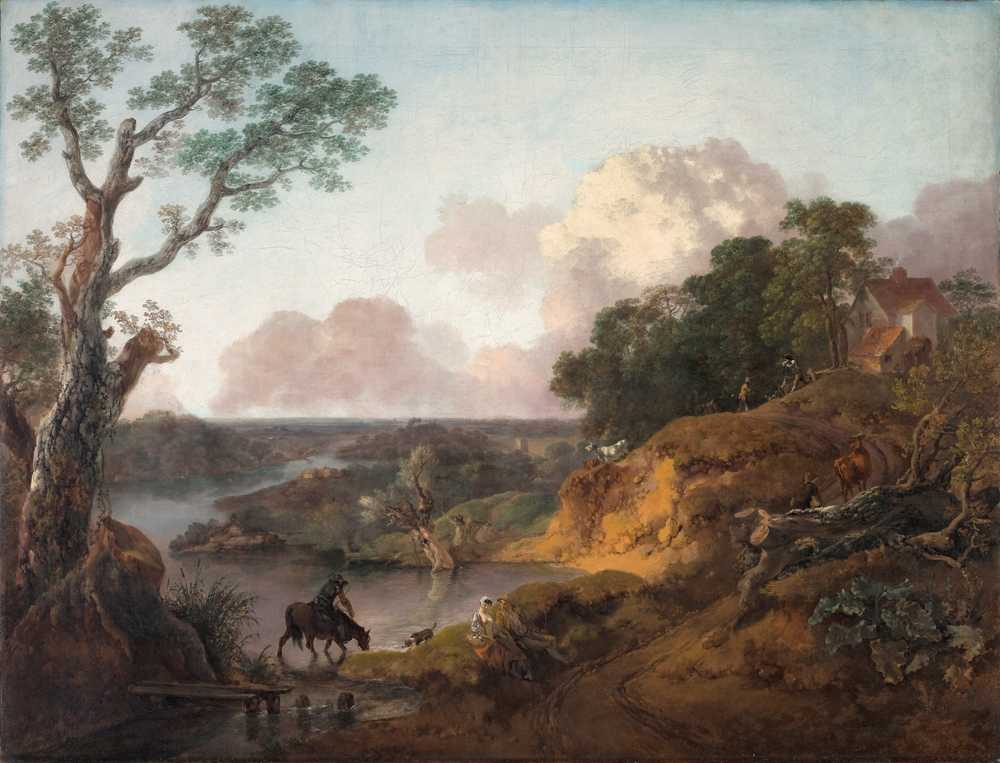 View in Suffolk (c.1755) - Thomas Gainsborough