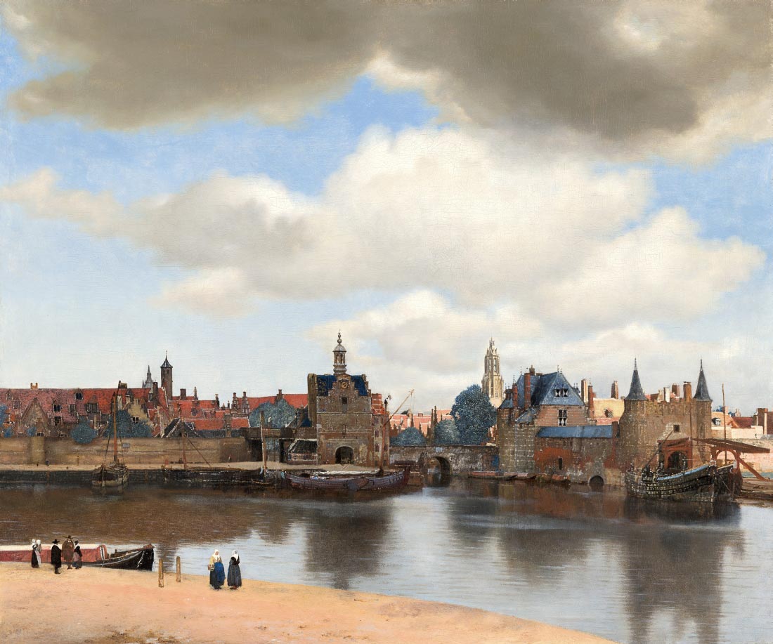 View of Delft - Vermeer