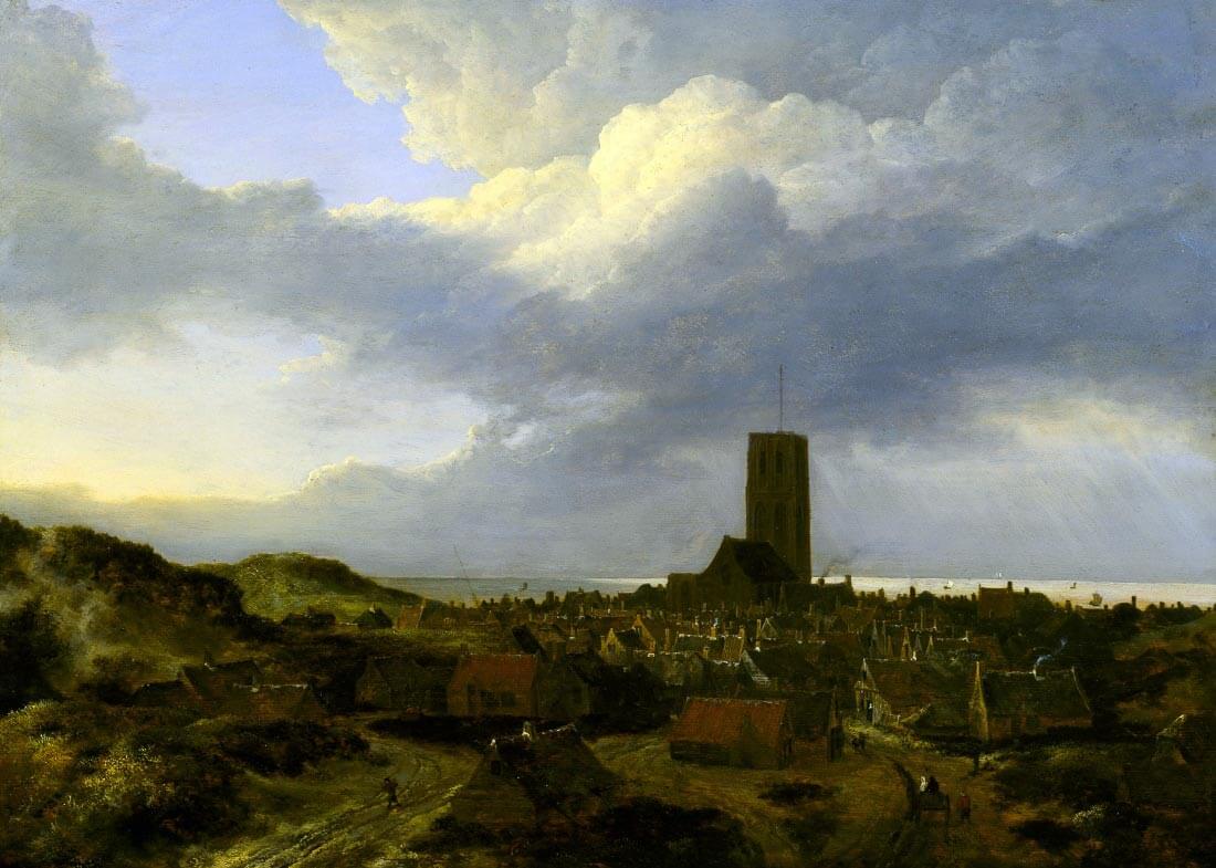 View of Egmond 1650 - Jacob van Ruisdael