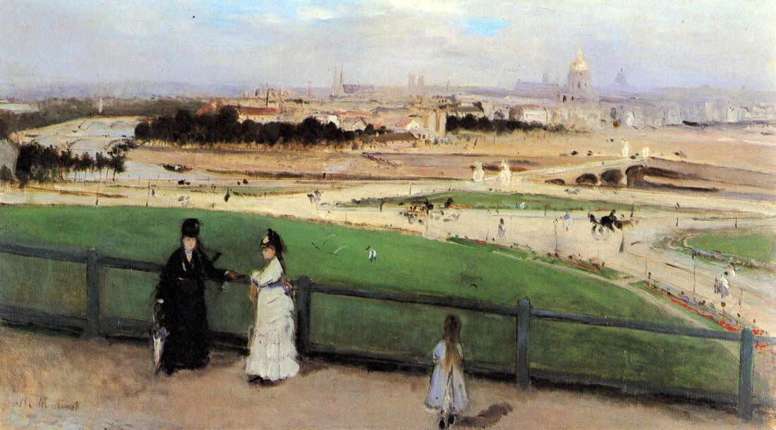 View of Paris from Trocadéro - Morisot