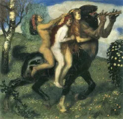 Walking ride - Franz von Stuck