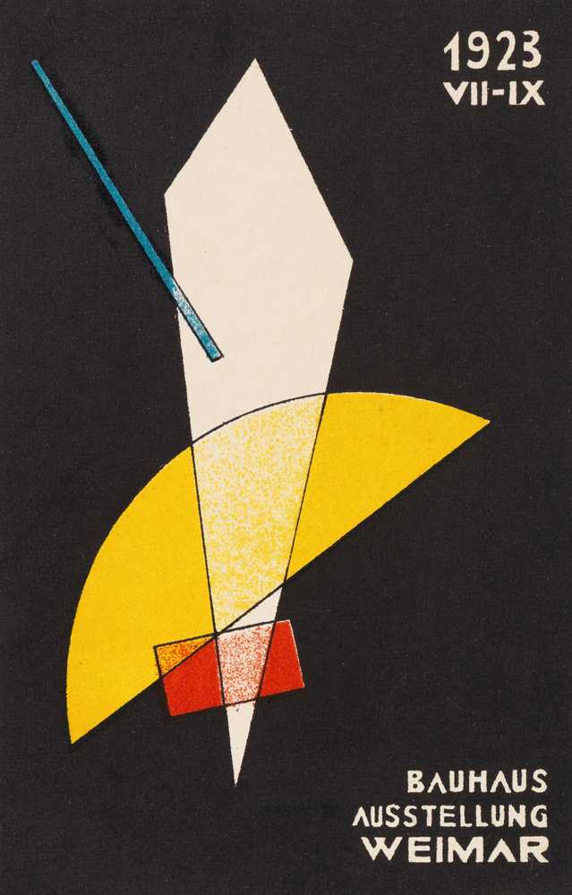 Weimar Bauhaus Postcards No. 7 (1923) - László Moholy-Nagy
