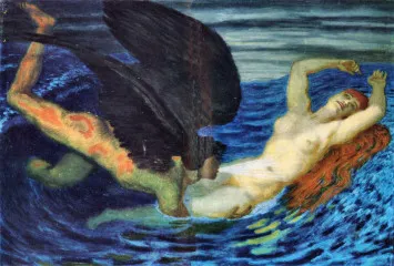 Wind and Wave - Franz von Stuck