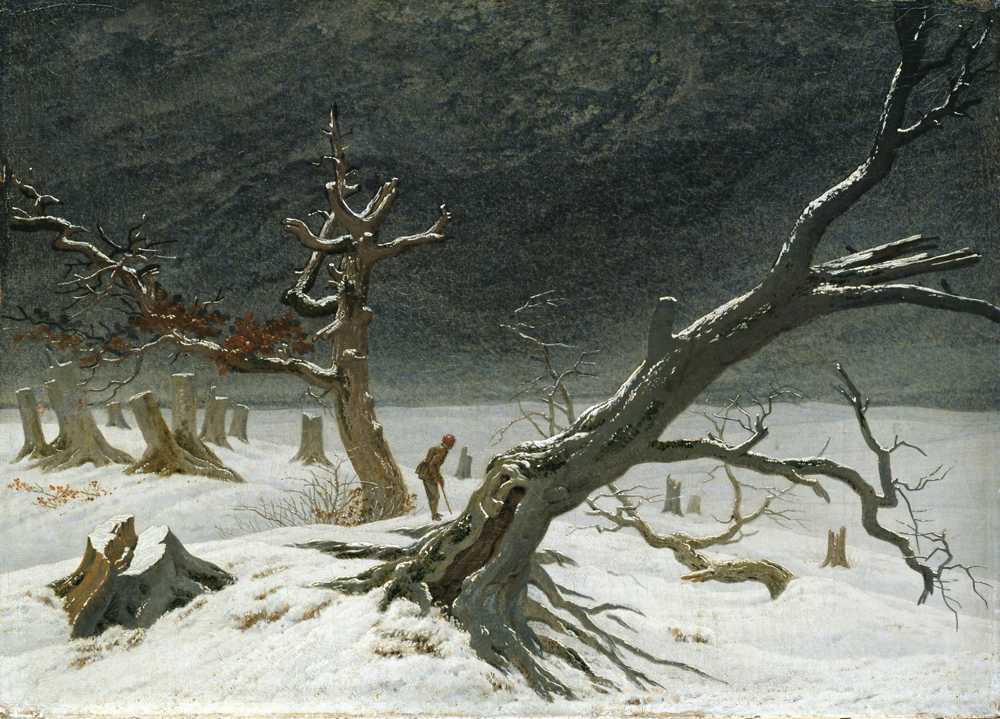 Winter Landscape - Caspar David Friedrich