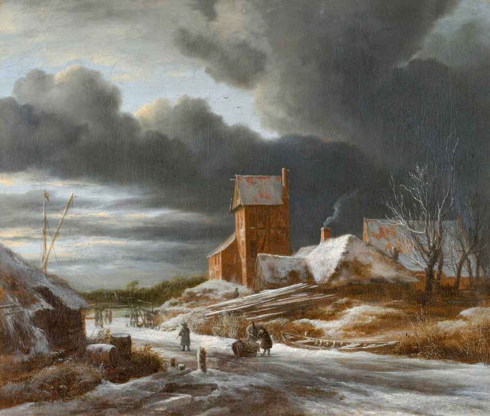 Winter Landscape - Jacob van Ruisdael