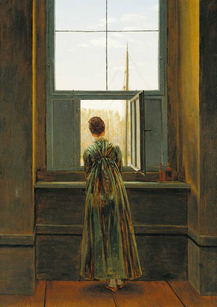 Woman at a Window (1822) - Caspar David Friedrich