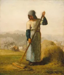 Woman with a Rake - Jean Francois Millet