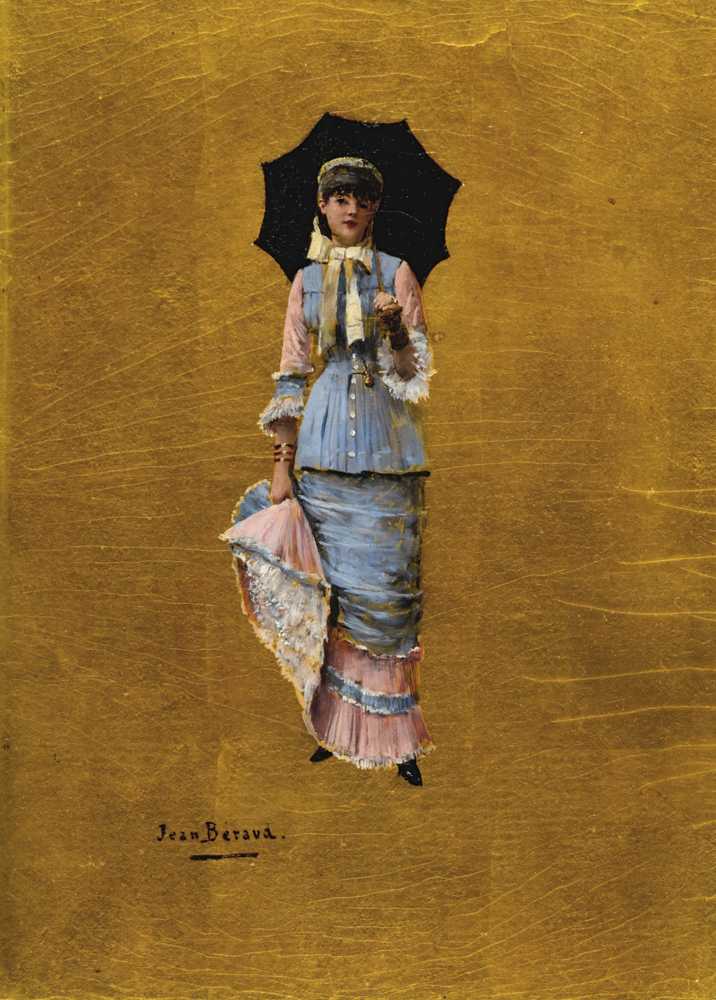 Young woman with a parasol - Jean Beraud