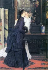 Young women with Japanese goods - Tissot