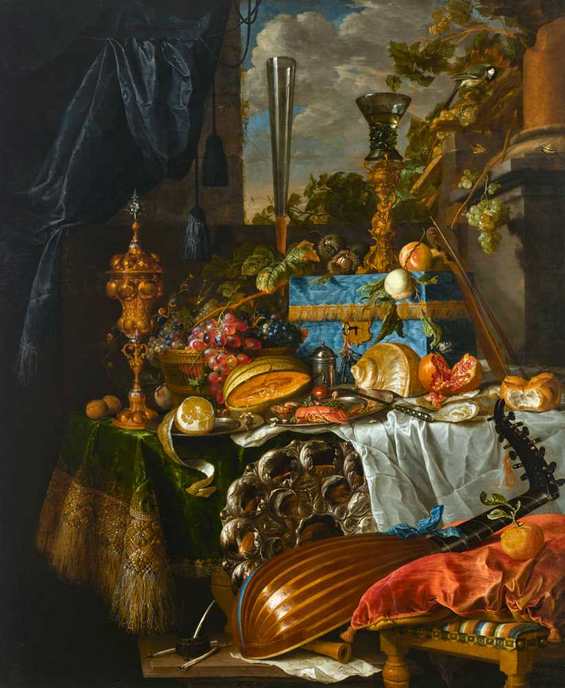 A banquet still life - Jan Davidsz de Heem